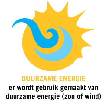 DUURZAME ENERGIE - er wordt gebruikt gemaakt van duurzame energie (zon of wind)